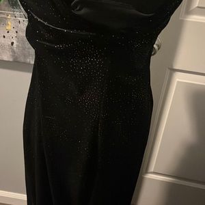 Preowned Black With Sparkles Dress